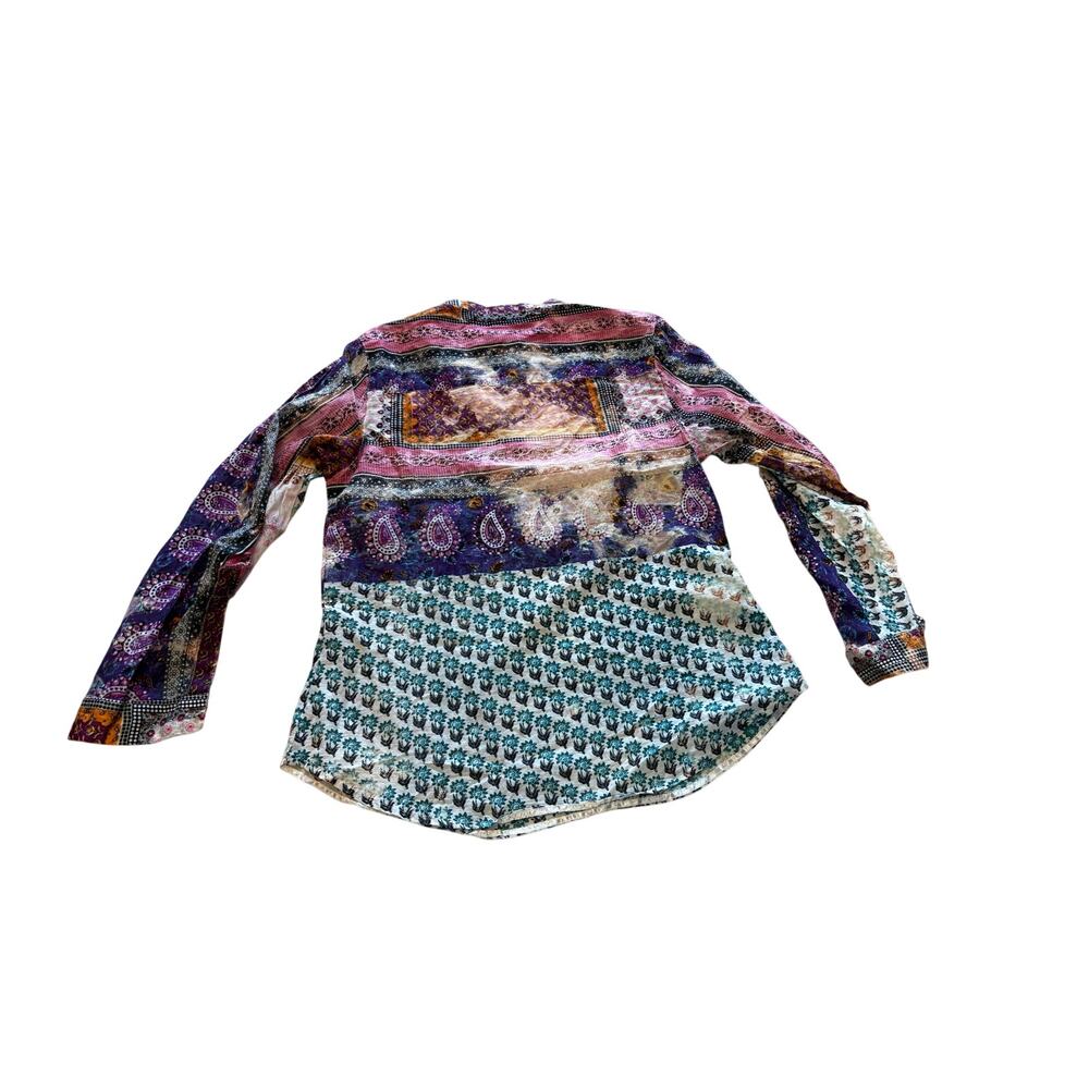 The Nu Vintage, Mixed Print Blouse, NWOT, Small - Picture 3 of 7